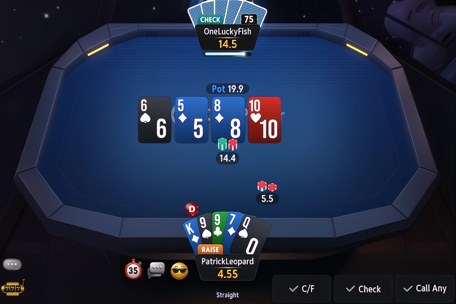 헤즈업 PLO5 캐시 게임